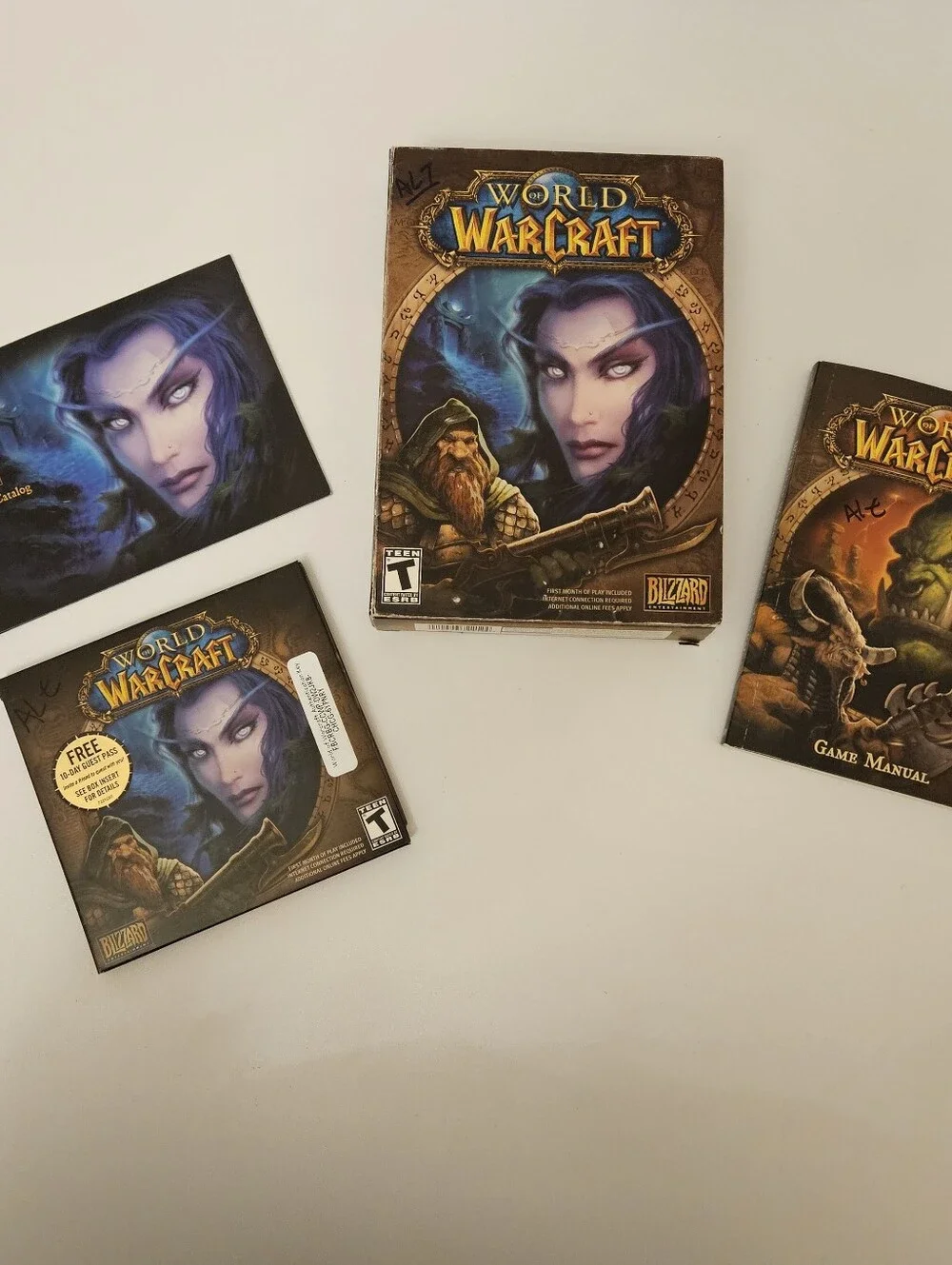 World of Warcraft PC Game Box Fantasy Artwork Original Big Box Edition Complete
